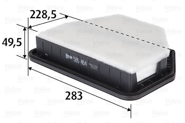 585464 Filtr powietrza VALEO